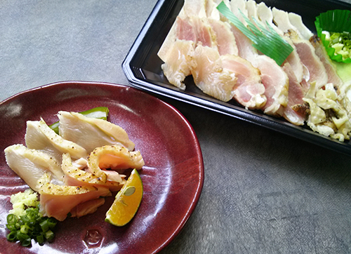 鶏刺し用鶏肉(黒さつま鶏)
